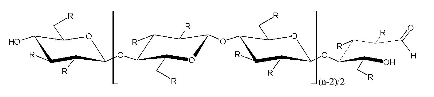 羧甲基纖維素鈉CMC分子結(jié)構(gòu)示意圖